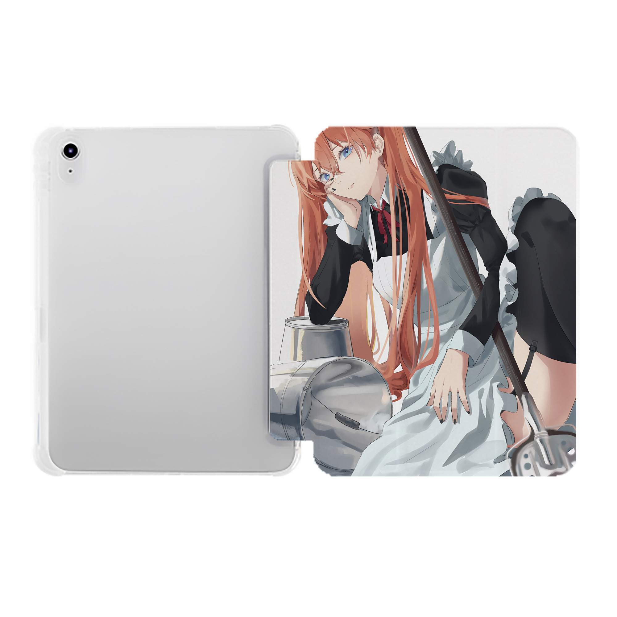 （画像用） EVA 新世紀エヴァンゲリオン IPad ケース ペン収納付き 三つ折りスタンド PUレザー×シリコン 対応機種9.5/10.5/10.9インチ